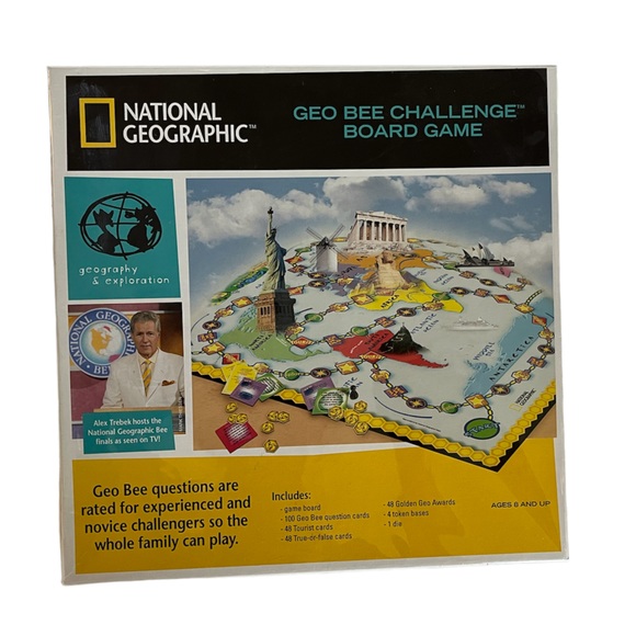 National Geographic Geo Challenge Board Game NWOT - Picture 3 of 7